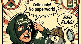 How to avoid African Grey parrot scams